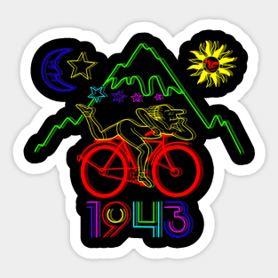 Bicycle Day 1943 Lsd Creator Acid Trip T Sticker